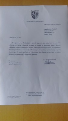 Pismo do pani Doroty Pieniążek.JPG