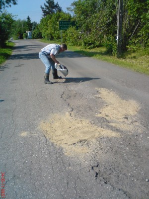 jurek wzioł się za robotę.JPG